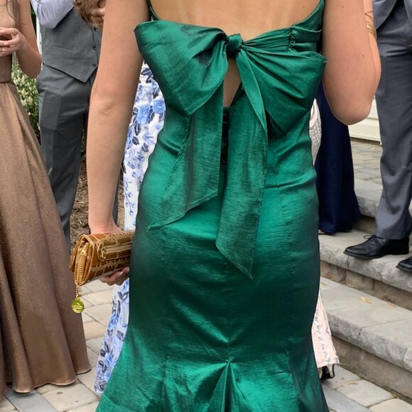 Dresses | B Darlin Hunter Green Full Length Gown W | Poshmark